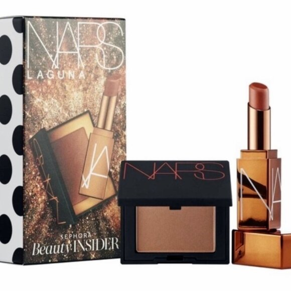 NARS Laguna Bronzer & Afterglow Lip Balm Set Travel Size Sephora Beauty Insider - Picture 1 of 2